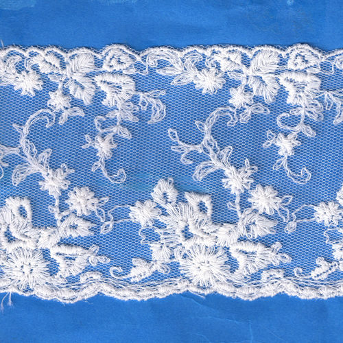 Embroidered Net Embroidery Strip 06-140