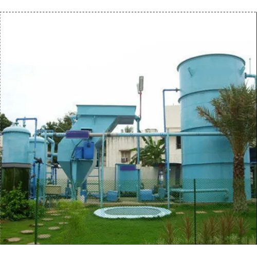 Domestic Sewage Treatment Plant - Color: Blue