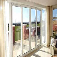 Center Sliding UPVC Door