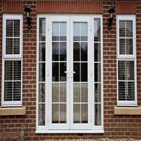 UPVC French Doors With Georgian Bar