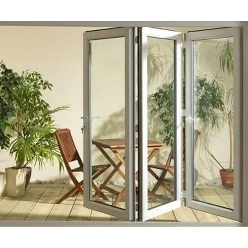 UPVC Toughened Glass Slide And Fold Door