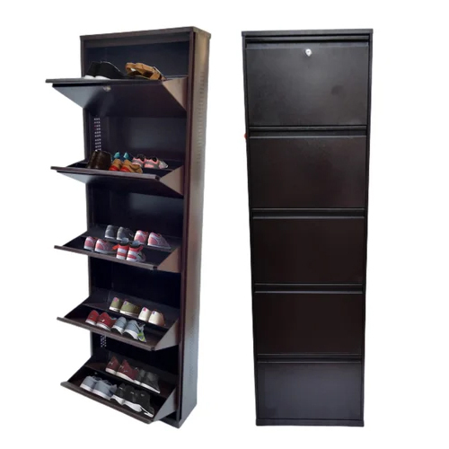 5 Compartment Metal Shoes Rack