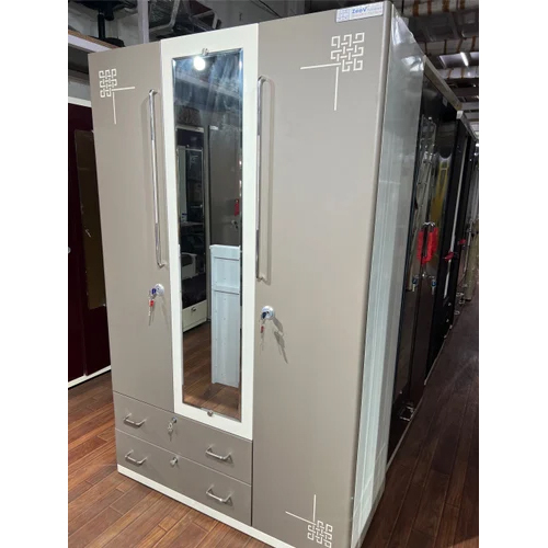 3 Door Designer Steel Almirah
