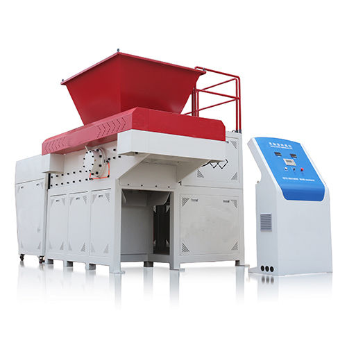 Semi Automatic Single Shaft Shredder Machine