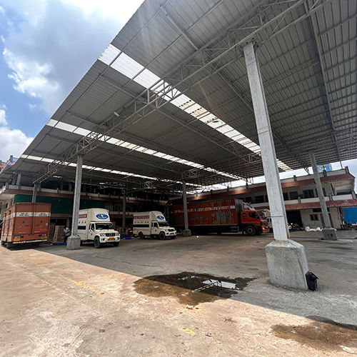 Silver Metal Roof Shed