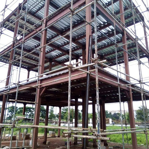 Silver Prefabricated Building Structure