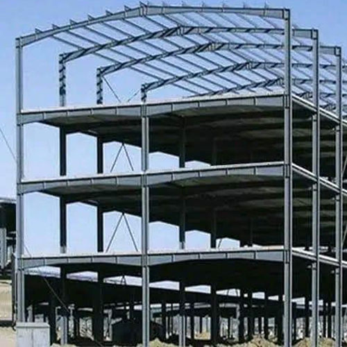 Black Pre-Engineered Building Structure