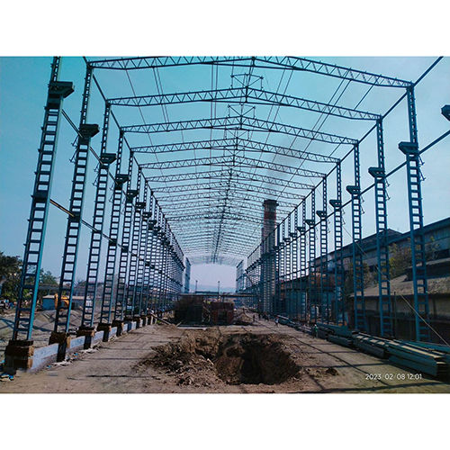 Blue Ms Prefabricated Building Structure