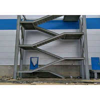 Building Exterior Fire Escape Staircase - Application: Industrial