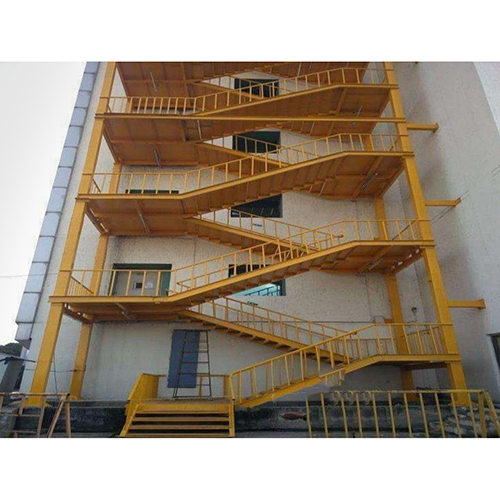 Mild Steel Fire Escape Staircase
