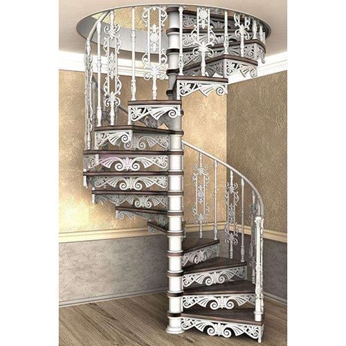 Metal Round Spiral Staircase