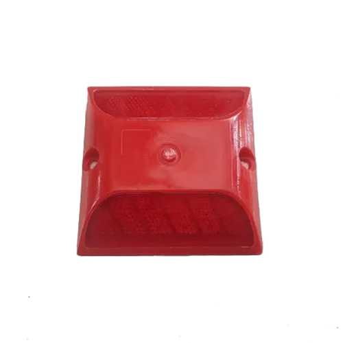 Red Road Reflective Pavement Markers