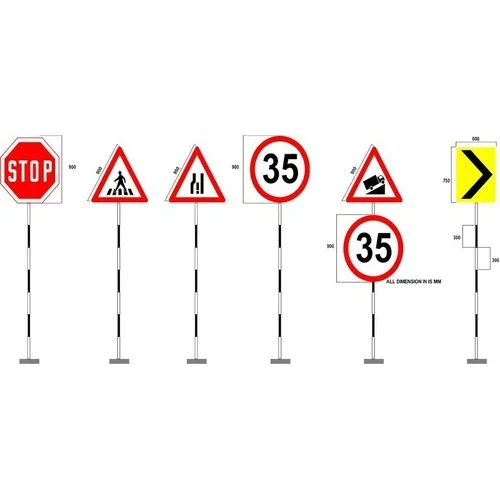 Retro Reflective Traffic Sign Boards