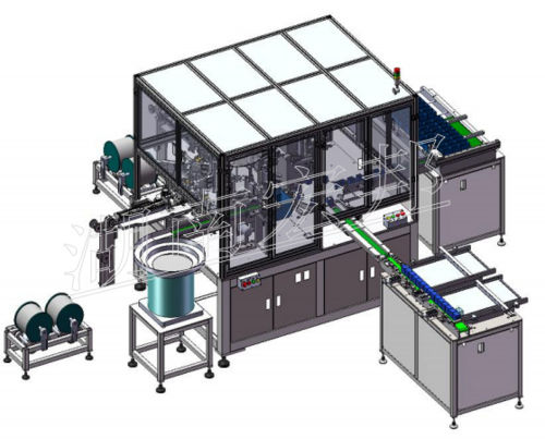 Auto pin weld assembly glue filling machine for DC Link Caps