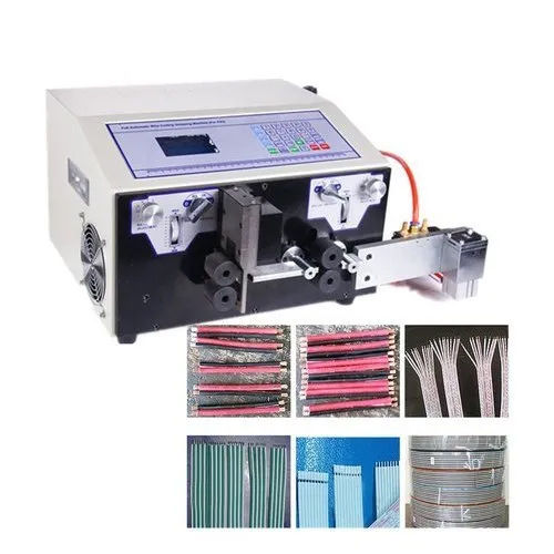 White 4.5Mm Ribbon Wire Stripping And Tearing Machine