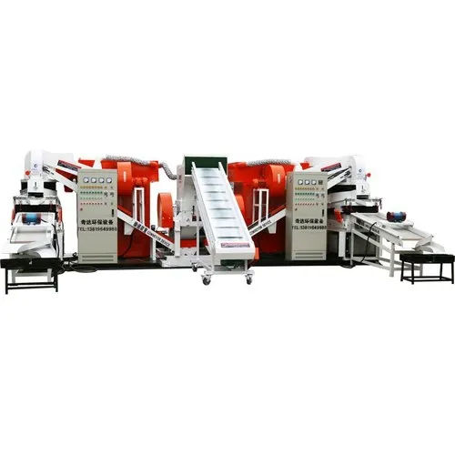 White Fully Automatic Scrap Wire Granulator Machine