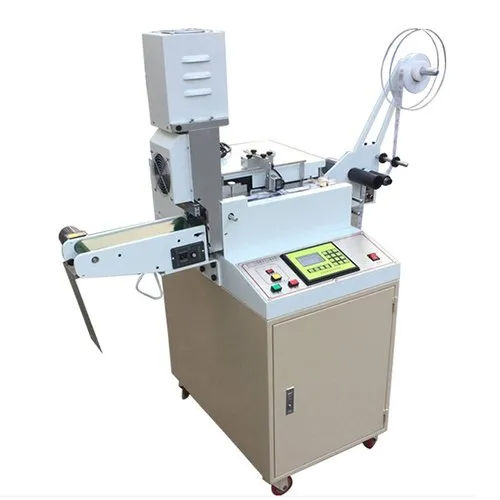 White Cnc Ultrasonic Label Cutting Machine