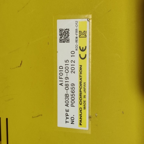 FANUC A03B-0819-C015 MDL-AIF01D INTERFACE MODULE