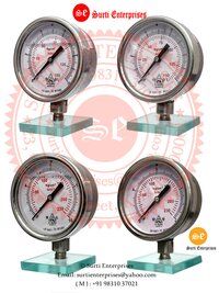 Stainless Steel Body Pressure Gauge 4 Inch 0-10 Kg Without Glycerine