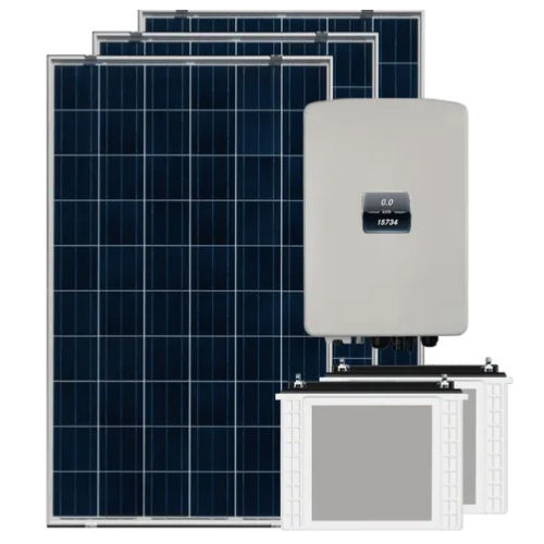 Black Off Grid Solar Power Plants