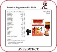Bird Feed Supplement Avesdot-ce Iodine: 3.0  Milligram (mg)