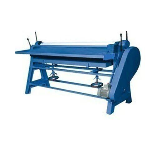 Blue Rubber Roll Sheet Pasting Machine