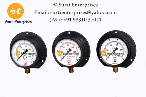 Pressed Steel Pressure Gauge 4 Inch 0-7 Kg Najmi Make