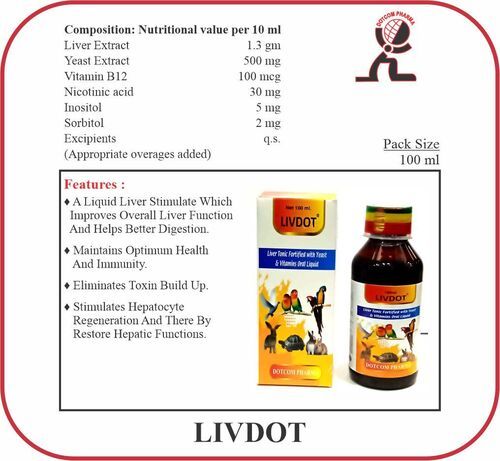 Liver Tonic  Livdot Grade: Feed Grade