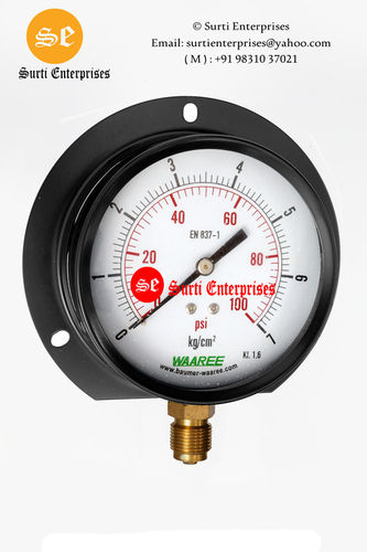 Pressed Steel Pressure Gauge 4Inch 0-7 Kg