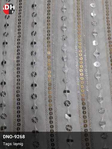 Premium Allover design lining embroidery work fabric