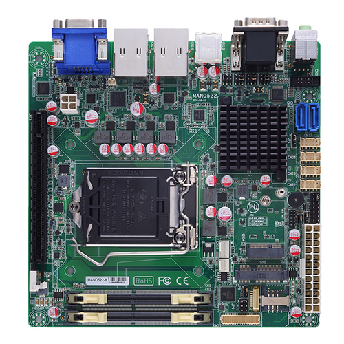 MANO522 Mini-ITX SBC Motherboard