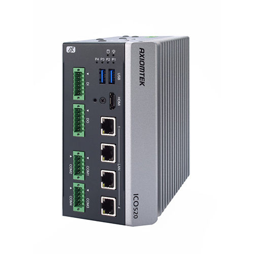 Ico520 Din-Rail Fanless Embedded System Memory: 16 Gigabyte (Gb)