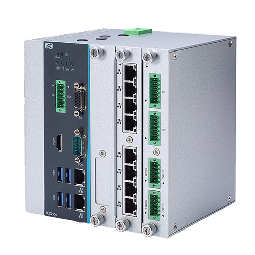 ICO500-518 DIN-rail Fanless Embedded System