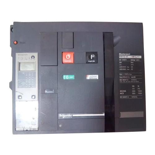 Black Schneider 5000 Amp Air Circuit Breaker