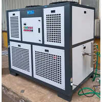 Injection Moulding Chiller - Metal Body, 0.8x0.6x0.8 Cm, Gray | 1-2 Hp Water Pump Motor, 650 M3/hr Air Flow, Energy Efficient
