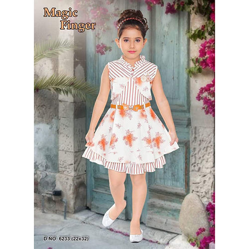 Different Available 6233 22X32 Kids Designer Frock