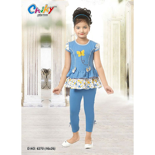 Casual Wear Kids Girls Cotton Capri, Design/pattern: Printed at Rs  150/piece in Kolkata
