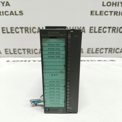 SIEMENS SIMATIC S7300 6ES7335-7HG01-0AB0 MODULE