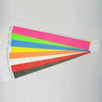 Non Tearable Paper Wristband - Silicone Material, 2mm Size, Multicolor | Durable Design For Events, Comfortable For All-day Wear