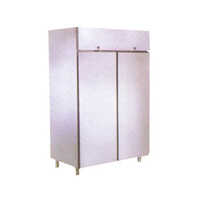 Grey Stainless Steel Vertical Chiller And Freezer