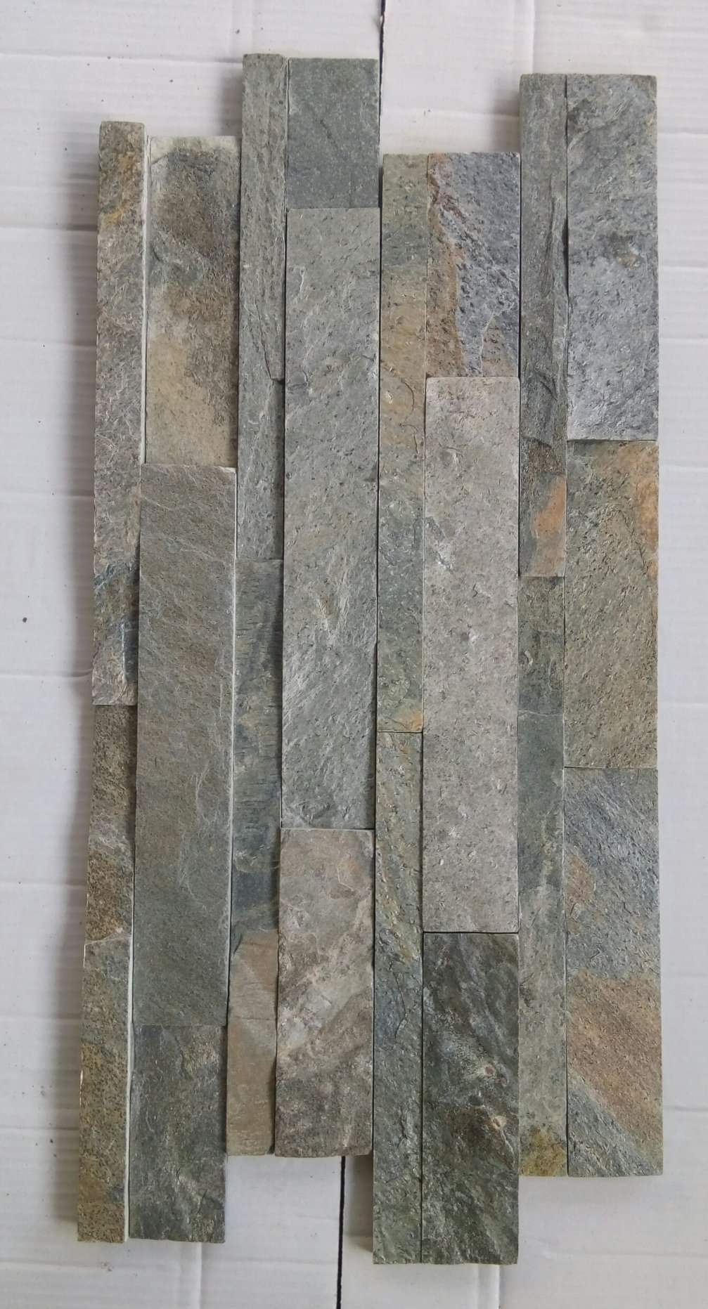 Zeera Green Quartzite Ledger Stone Slate Wall Cladding Panels