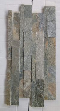 Zeera Green Quartzite Ledger Stone Slate Wall Cladding Panels