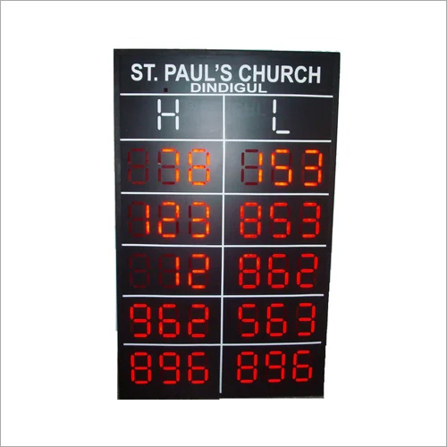 Church LED Information Display Board