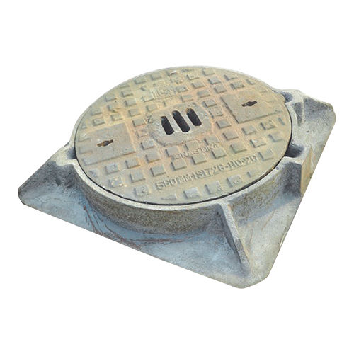 Circular Manhole Cover With Square Box