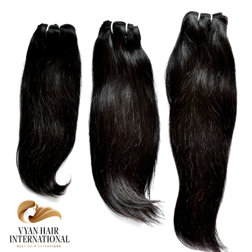 Unprocessed Raw Indian Hair Bundles Cuticle Aligned Hair