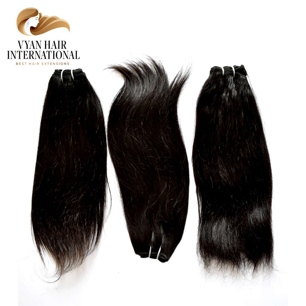 Unprocessed Raw Indian Hair Bundles Cuticle Aligned Hair