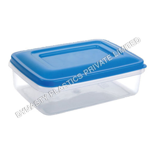 Rectangular Plastic Crystal Containers - 275 ML