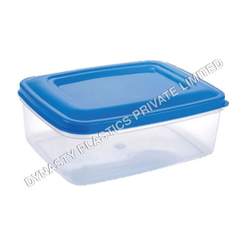 Rectangular Plastic Crystal Containers - 1050 ML