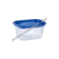 Plastic Airtight Food Storage Tall Container - 750ml | Food-grade, Bpa Free, Eco-friendly, Biodegradable, Microwave Safe, Rectangular, 165 X 112 X 80 Mm, Press Lid