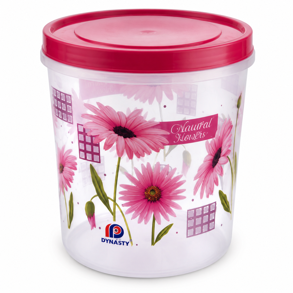 Press Lid Plastic Containers - 245 x 245 x 285 mm | Multicolor, Durable Plastic, Warranty Included